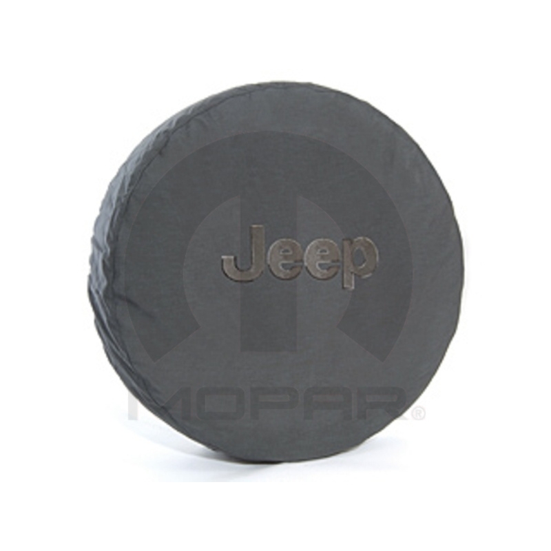 Jeep logo black spare tire cover #5