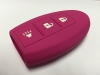Pink 3 Button Intelligent Key Fob Cover