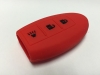 Red 3 Button Intelligent Key Fob Cover