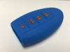 Blue 4 Button Intelligent Key Fob Cover