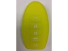 Yellow 5 Button Intelligent Key Fob Cover