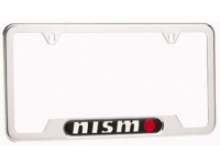Polished Nismo License Plate Frame