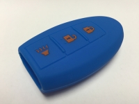 Blue 3 Button Intelligent Key Fob Cover