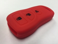 Red 3 Button Key Fob Cover