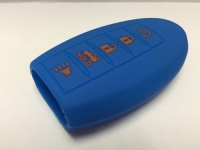 Blue 5 Button Intelligent Key Fob Cover