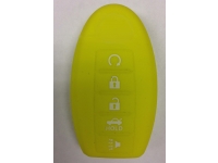 Yellow 5 Button Intelligent Key Fob Cover