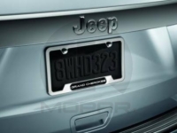 Bright Polished Grand Cherokee Logo Licence Plate Frame