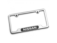 Nissan Logo Chrome License Plate Frame