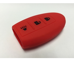 Red 3 Button Intelligent Key Fob Cover