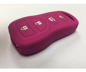 Pink 4 Button Key Fob Cover