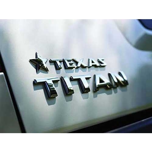 999D1-WR000 | 2004-2015 Nissan Titan Texas Titan Badge | LeeParts.com